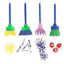 17pcs Painting Set Palette Pan Drawing Sponge Seal Graffiti Painting Brush
