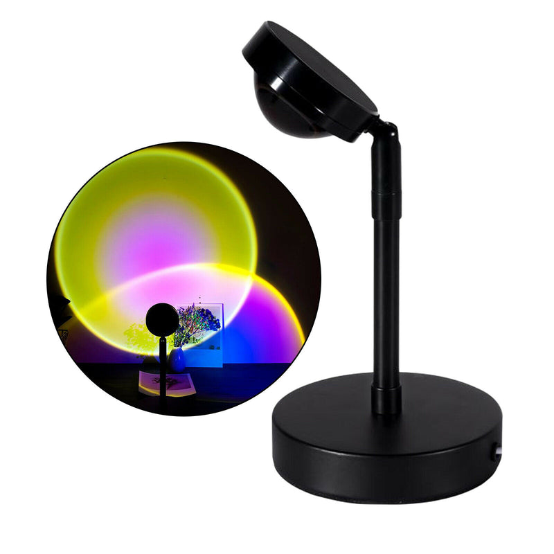 LED Projector Atmosphere Night Light Lamp USB Background Party Wall Decor