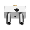 0.4Mm 1.75Mm Filament Two Into Two Out Extruder Kit Heating Block Nozzle Fa