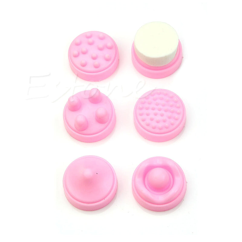 Cleansing Massager 6 In 1 Smoothing Body Face Skin Care Facial Beauty Massager