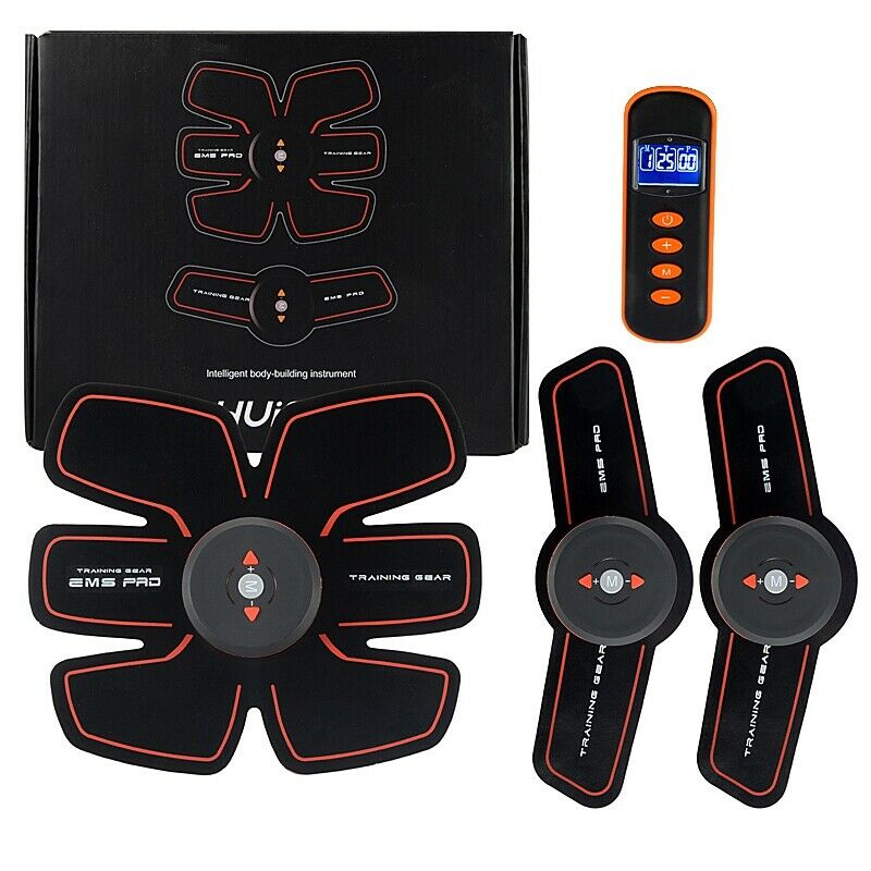 Rechargeable Abdominal Muscle Press Stimulator Abs Toning Belt Abdominal Fi