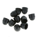 50 x M16 Black Dome Bolt Nut Protection Caps Covers Exposed Hex 10mm Spanner