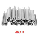 600pcs M Nail Cages Installed Chicken Duck Bird Dog Cage Clamp