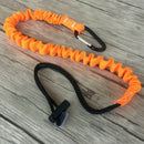 Carabiner Lanyard Retractable Safety Rope Telescopic Elastic Climbing Tool