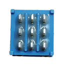 Electric Guitar 3PDT Foot Switch With Blue LED Ring - True Bypass Solder ZWP