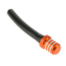 Motorcycles Fuel Tank Cap Valve Vent Breather Hose Tube ATV Pit Bike Orange