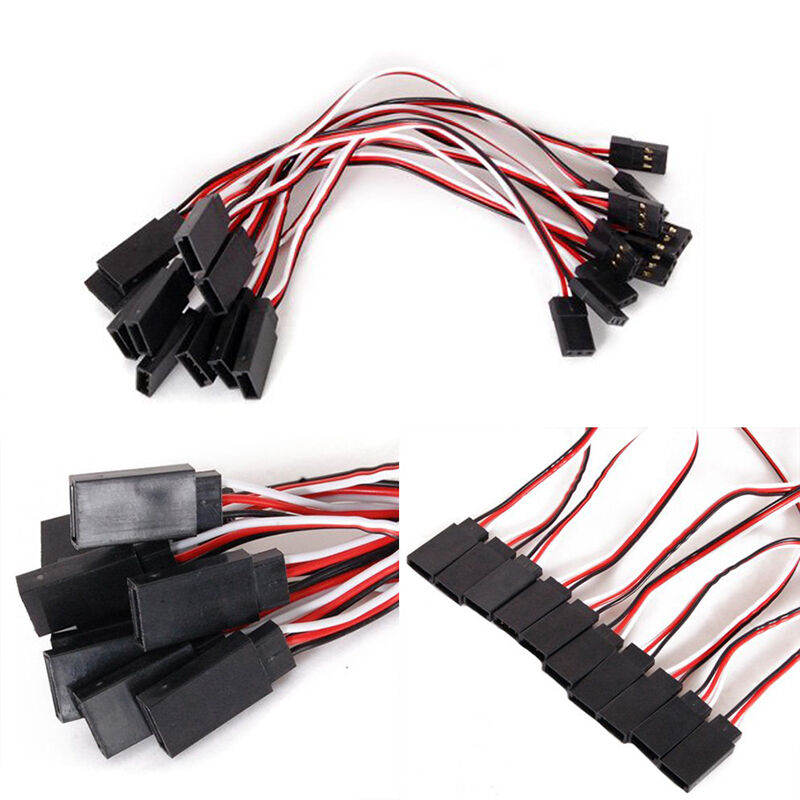 10*150mm 3Pin Servo Extension Lead Wire Cable Cord For Futaba JR Male To  D G7M9