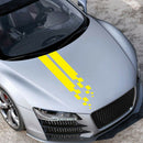 1 Pair Car Hood Cover Decorative Stickers Universal Auto Styling Decals Film