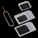 10x 4 in 1 Nano Sim Card to Micro Sim Card & Standard Sim Card Adapter ConvertM&