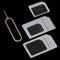 10x 4 in 1 Nano Sim Card to Micro Sim Card & Standard Sim Card Adapter ConvertM&
