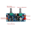 Single Power DC 9-32V Low Pass Filter Bass Subwoofer Pre-AMP Amplifier Board new