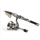 Leo Outdoor Portable Fishing Rod Carbon Fiber Telescopic Sea Fishing Rod Ca