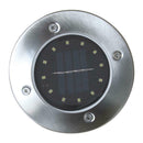 12 LED Solar Buried Light Waterproof Outdoor Lawn Ground Lamp (White Light)