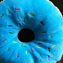 Pet Chew Cotton Donut Lovely Dog Cat Pulling Chew Squeaker Playing Sound To K5K9