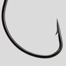 50pcs/box Circle Hooks Black High Carbon Steel Octopus Fishing Hooks - Size 1/0#