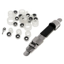 15pcs Luminous Silicone Fishing Rod Guides Tips Top Eye Rings with Reel Seat