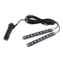 Blue 9 LED LED Rope Strip Light Night Lighting Outdoor Indoor Background Light
