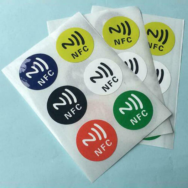 6Pcs Adhesive Label Smart Tag For Android Phone Stickers Tag Z9D7