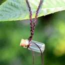 lot 10pcs Mini Empty Cork Glass Wish Bottles Vials Jars Craft Charm Pendants New