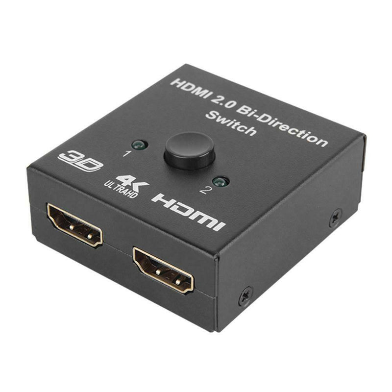 HDMI Bi-Direction Switch Two-way Smart HDMI Switcher Support 4K HDR HDCP2.2