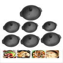 Cookware Cast Iron Casserole Pot with lid for Braising Slow Cooking 14cm