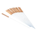 12.4-Inch Stainless Steel Grill BBQ Barbecue Kebab Skewers/Shish Kabob Sticks