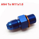 AN4 To M11x1.0 Aluminum Oil Supply Adapter For