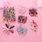 870Pcs Candy Color Kids Girls Hair Clips Rope Ponytail Holder Hair Accessories