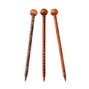 6 Pieces Retro Style Printed Wooden Hairpin Needle Headdress Jewelry Accessories