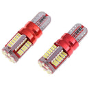 2Pcs T10 57SMD Strobe Blink 3014 LED Canbus Error Free Parking Light Wedge T OZ