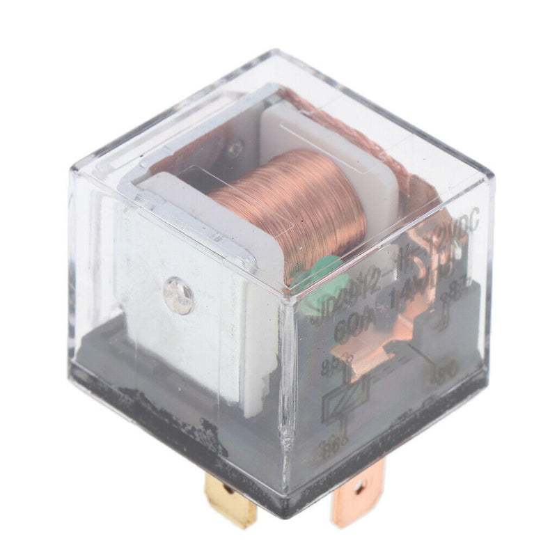 60A Auto LED Relay 12V 4-Pin Socket Normal Open Waterproof Car Truck Van