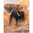 5D DIY Full Drill Diamond Painting Cross Stitch Embroidery Kit (Elephant08)