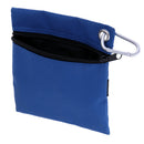 2x Compact Golf Ball Bag Holder Zipper Pouch Storage Bags with Clip for Training