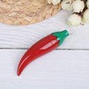 1XRed Pepper Empty Lip Gloss Tube Lips Balm Bottle Brush Container Lipgloss  OZ