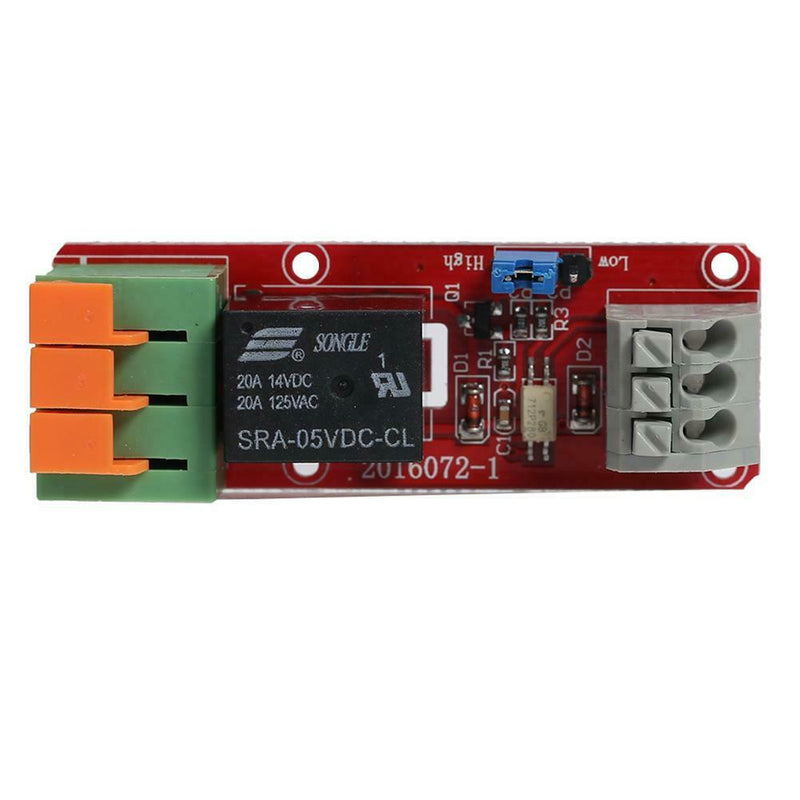 20A 1 Road Relay Module w/Optical Coupling Isolation High Low Level Trigger
