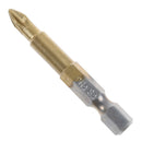 5 durable anti slip titanium coated hex shank PH2 electric screwdriver bits 5Jâ„–[