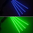 5V USB 4 in 1 LED Car Foot Light RGB SMD5050 LED Strip Automotive Ambient Lamp