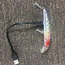 Electric Fishing Lure Vibrate Charging Fish Tackle Bait Hook USB Rechar SWP