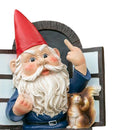 Tree Sculpture for Garden Decoration Whimsical Tree Hugger Lawn Gnome Statue