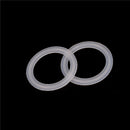 10Pcs 2" Sanitary Clamp Silicon Gasket Fits 64mm OD Type Ferrule Flange M&O