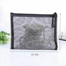 Casual Travel Cosmetic Bag neutral Zipper Make Up Transparent Makeup Case O