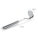 Practical Stainless Steel Tube Handle Potato Masher Mashed Vegetable Device