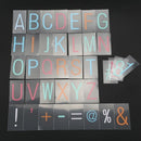 Lightbox DIY Cute Free Combination Cinematic Light Box With Letters and LED