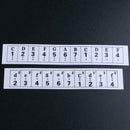 61 Keys Transparent Key Note Stickers for Piano Electronic Keyboard