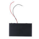 DIY box holder case with cover on/off switch wire for 8x 1.5V AA battery DC12Vâ„–[