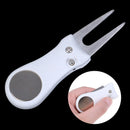 1PC Foldable Golf Divot Tool with Golf Ball Pitch Groove Cleaner Golf Put F ME