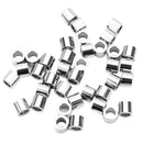20 Pieces Stainless Steel Charms Metal Loose Spacers Beads 0.16 x 0.19 inch