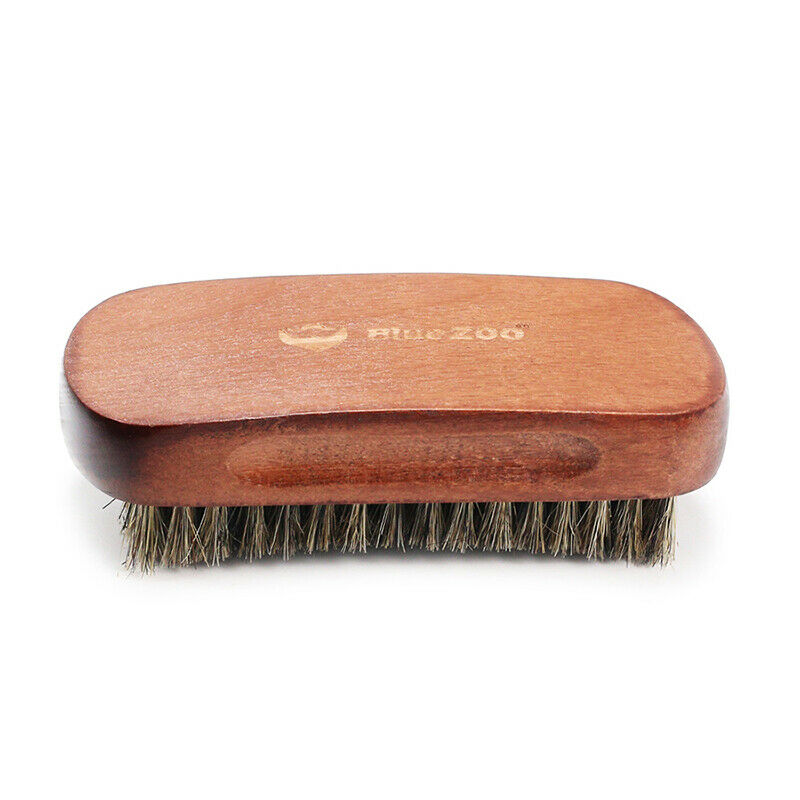 Blue Zoo Men Boar Hair Bristle Beard Brush Shaving Comb Face Massage Handma P3U4