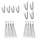 16Pcs/set Heavy Duty Flower Pot Basket Hanging Chains Hanger Hooks For Fence