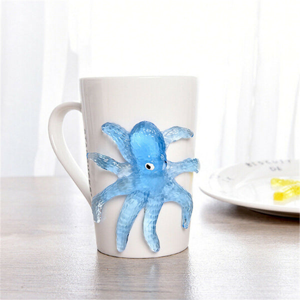 Soft Material Decompression Starfish Octopus Shark Kids Sticky Marine Animal' BX